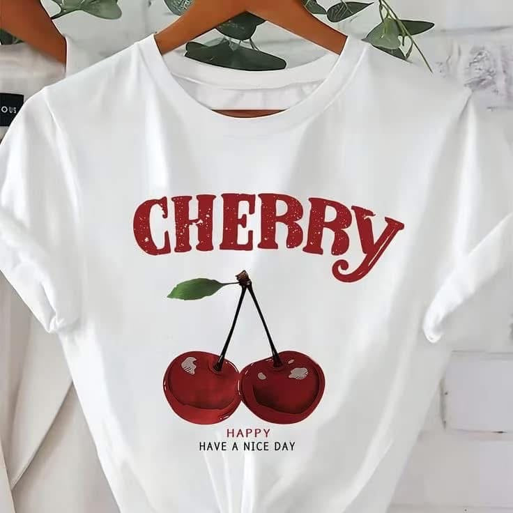2415 CHERRY pamut póló