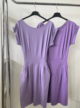 Kép betöltése a galériamegjelenítőbe: 6429 BASIC öves-zsebes pamut ruha