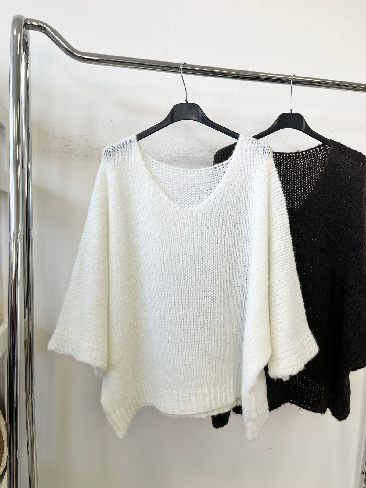 9076 LUNA oversized pulóver
