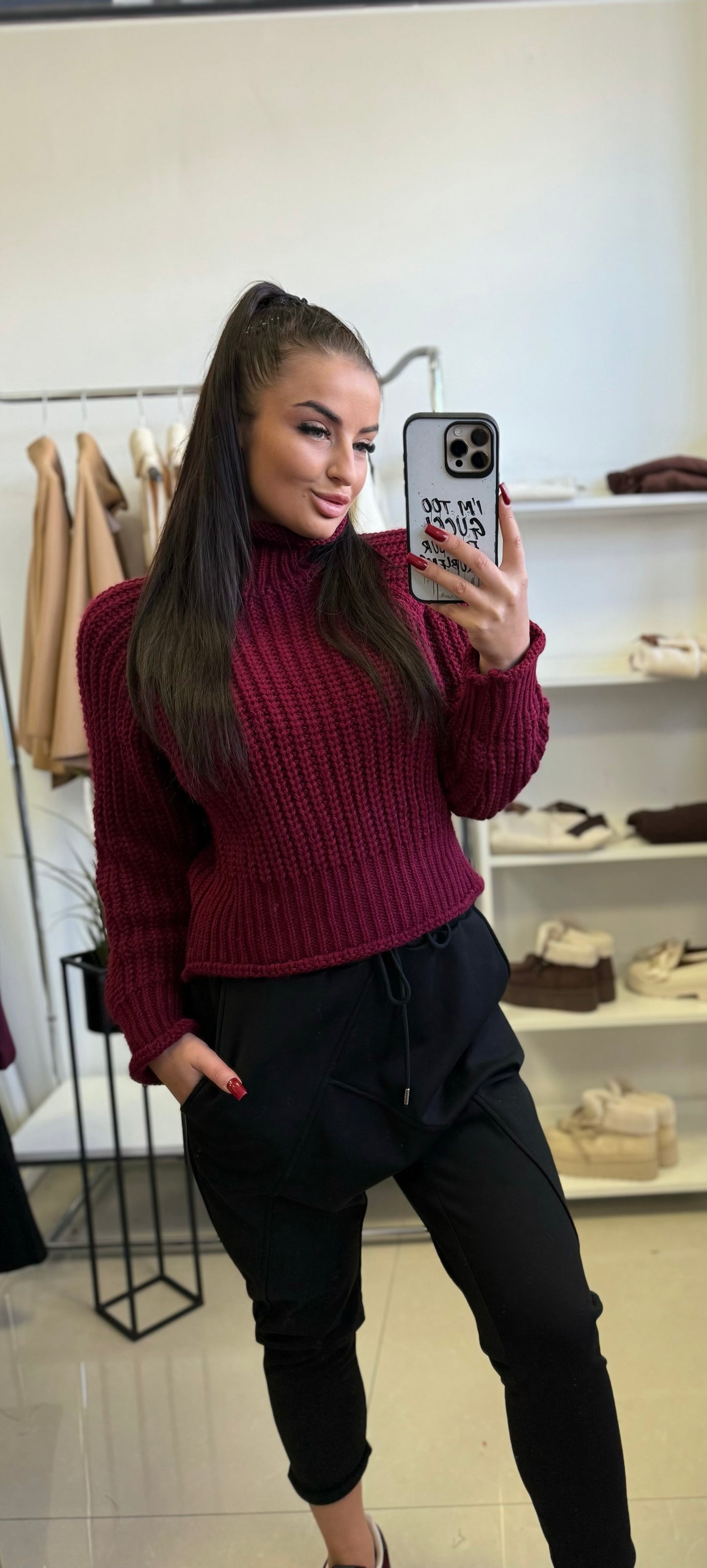 3458 ÜLEPES bundás pamut nadrág