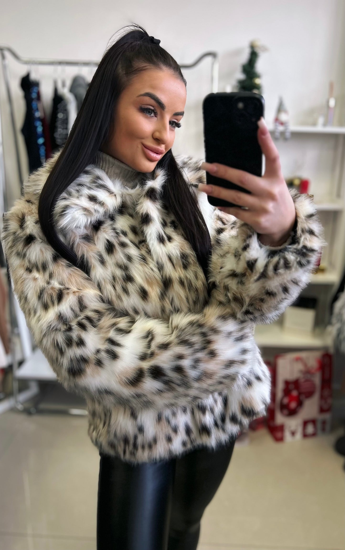 66071 LEOPARD műszőrme bunda