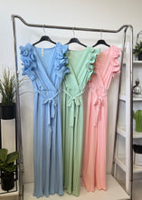 Kép betöltése a galériamegjelenítőbe: 57052 DEBY pliszirozott/fodros overál