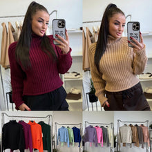 Kép betöltése a galériamegjelenítőbe: 067 MOLLY VASTAG kötésű pulóver