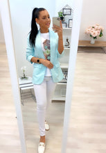 Kép betöltése a galériamegjelenítőbe: 80172 LONG blézer/szines