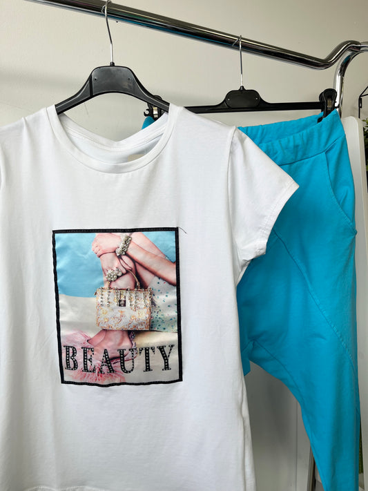 BEAUTY pamut póló/2415