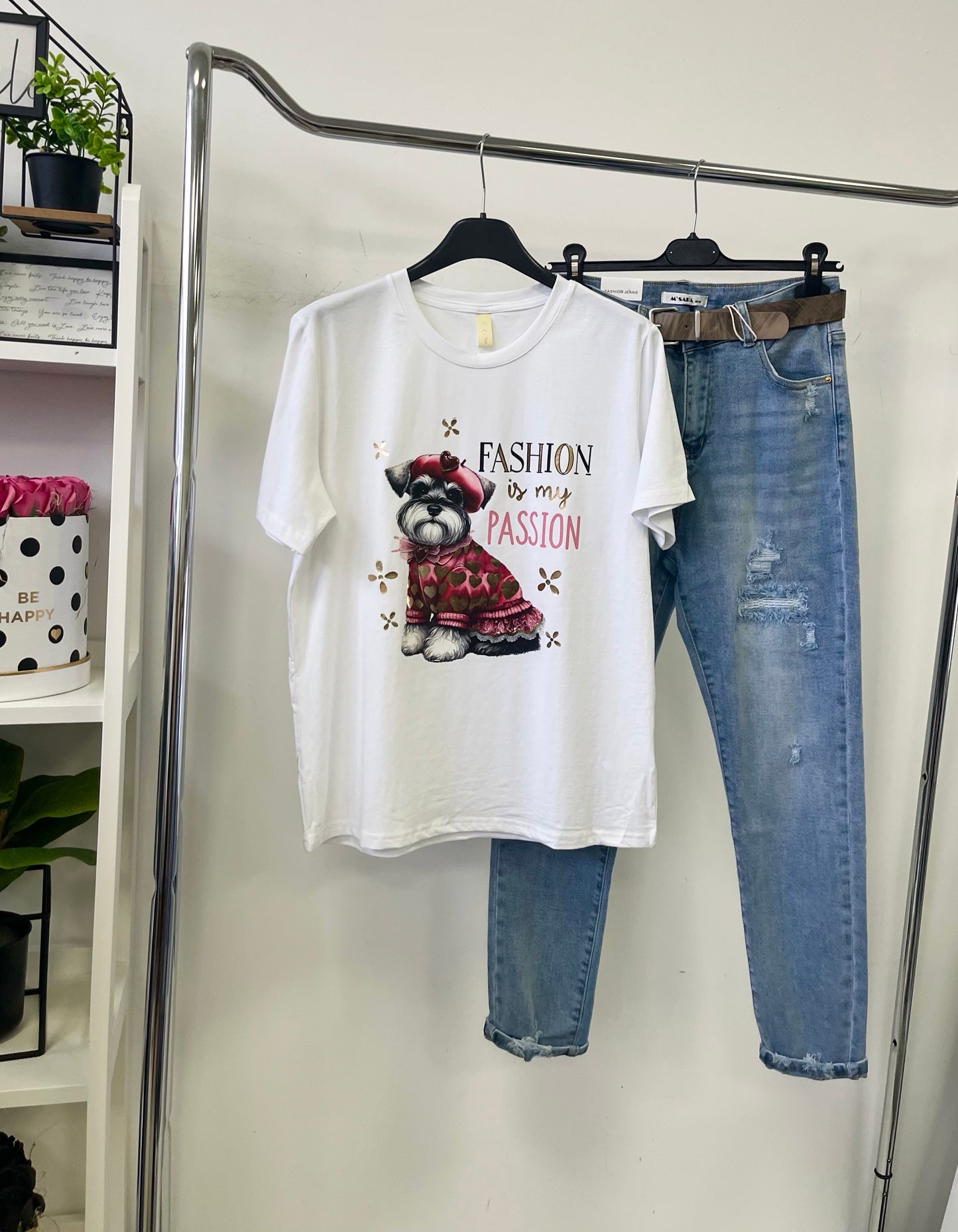 2225 FASHION IS MY PASSION pamut póló
