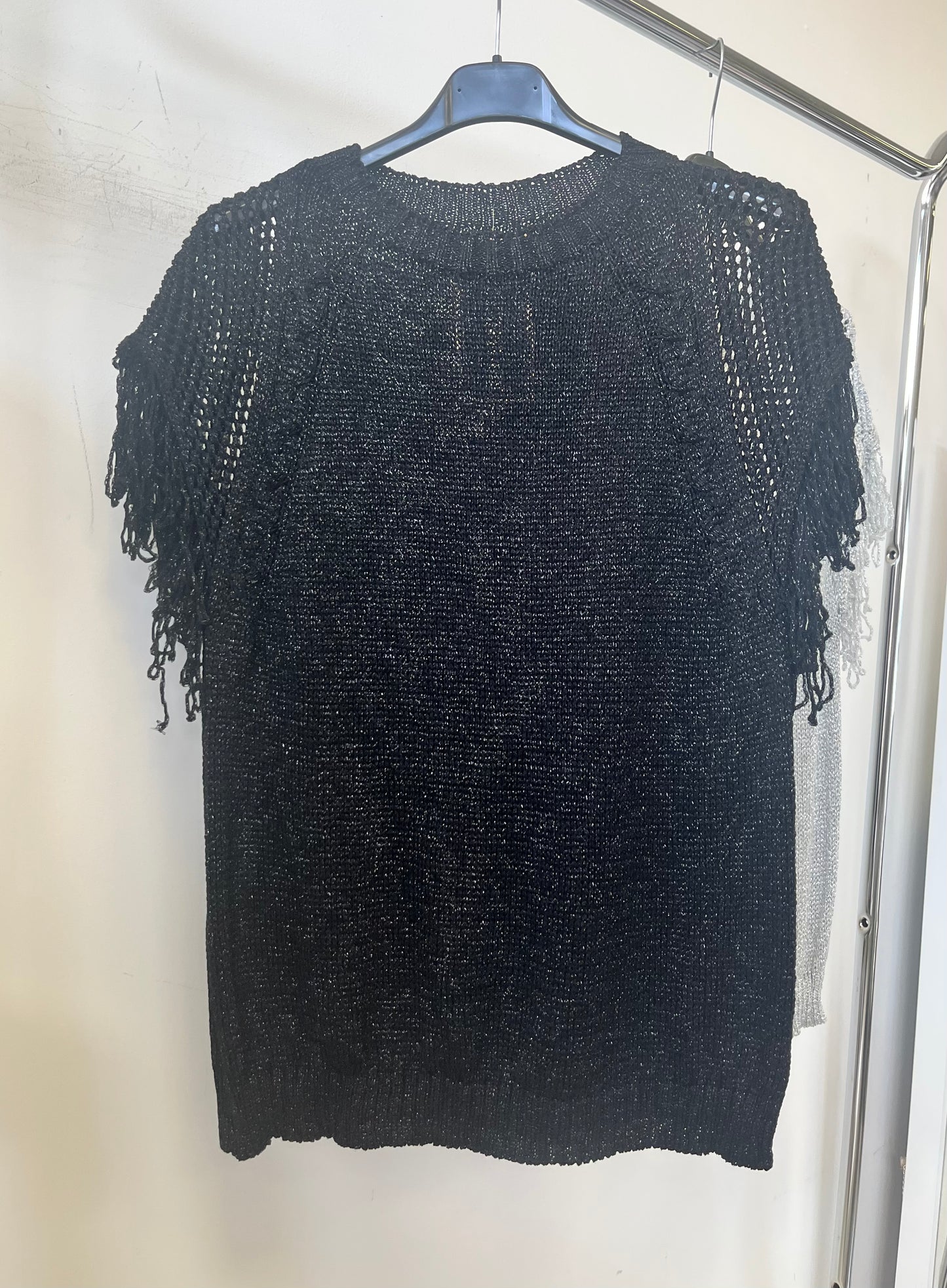 4162 LUREX rojtos ujjú felső