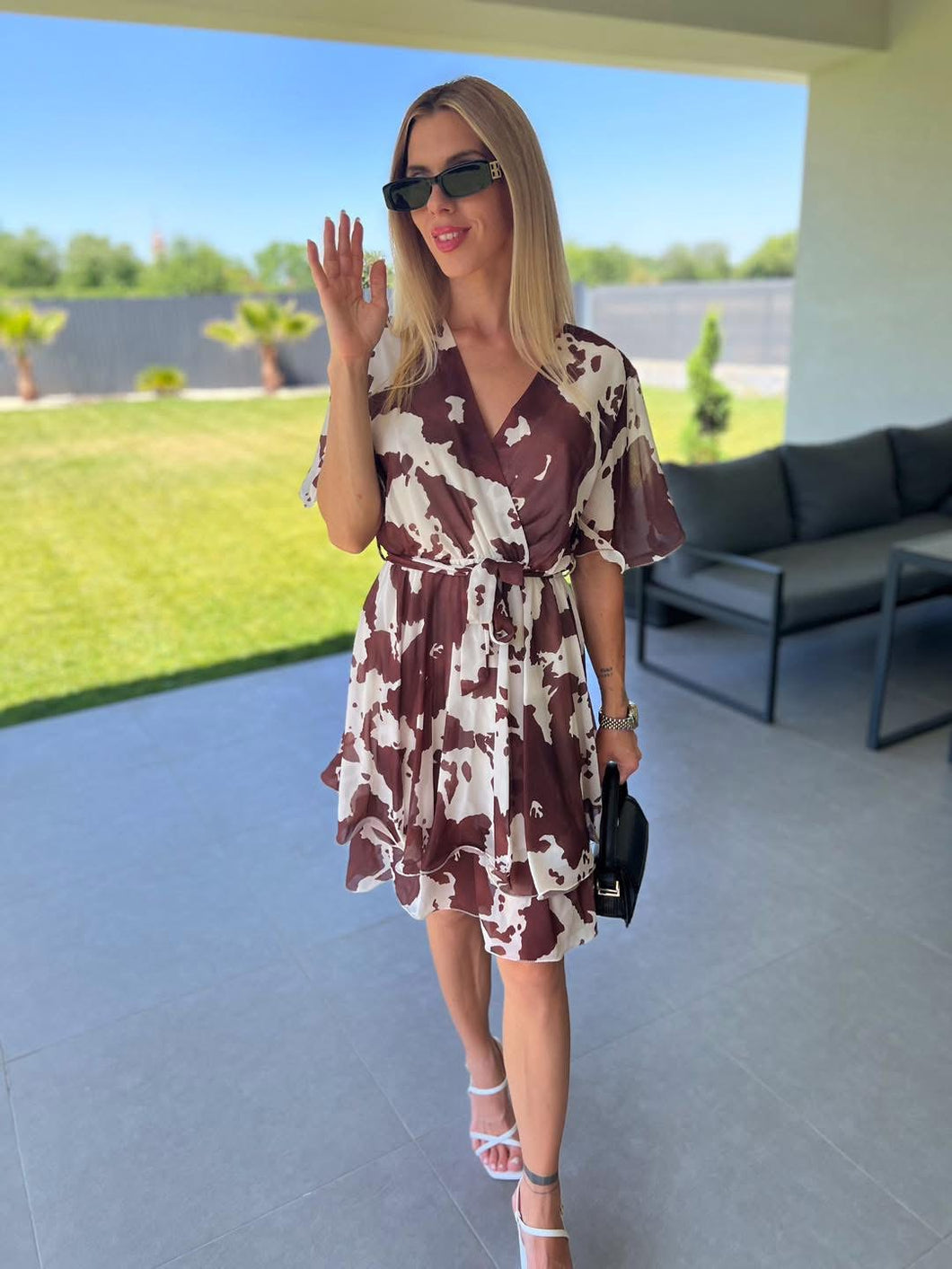 17652 BORI mintás ruha