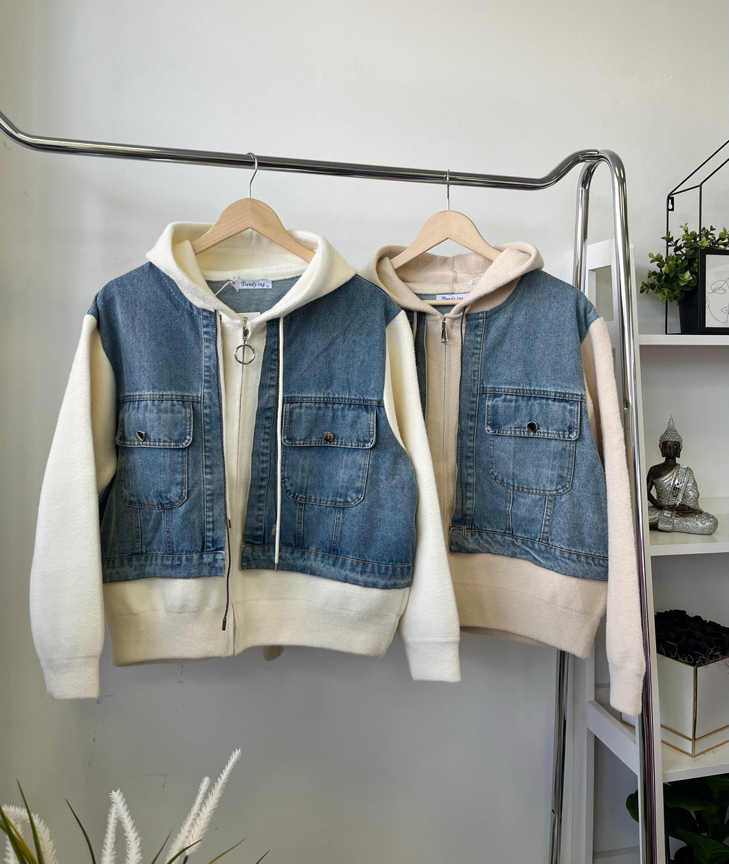 2302 NINETT oversize farmer betètes kabát