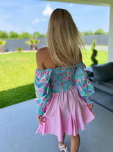 Kép betöltése a galériamegjelenítőbe: 35955 FANNY gumis hátú fűzős virágos felső
