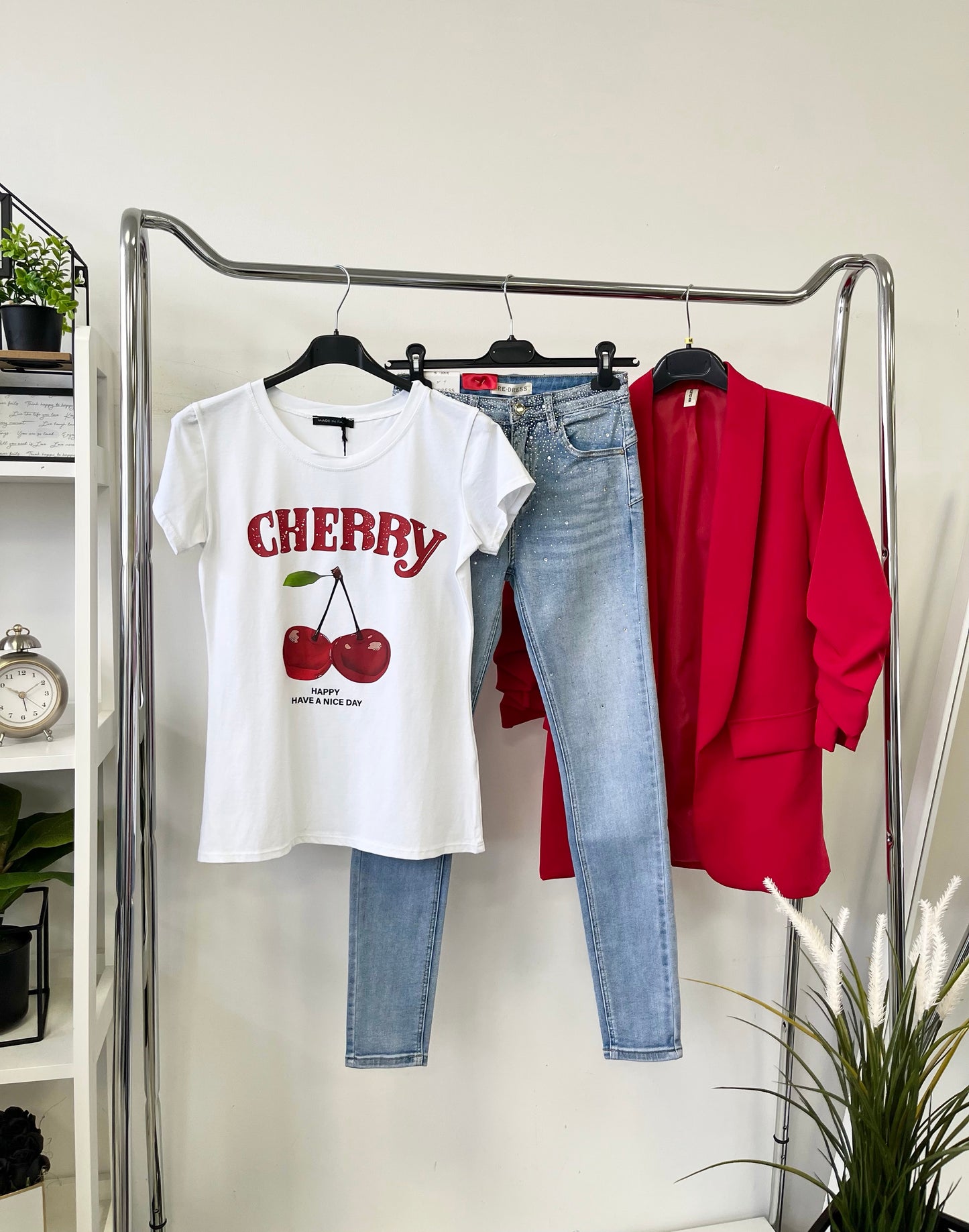 2415 CHERRY pamut póló