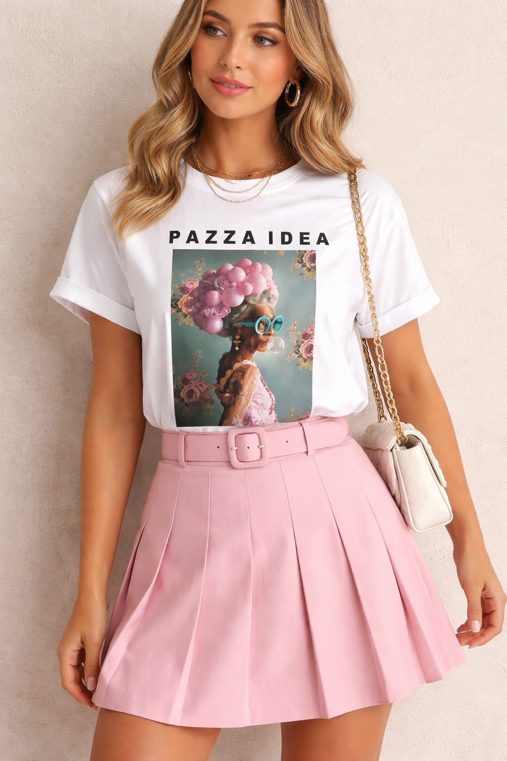4305 PAZZA IDEA pamut póló