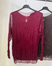 Kép betöltése a galériamegjelenítőbe: 1708 LANA pamut-necc hosszú ujjú felső
