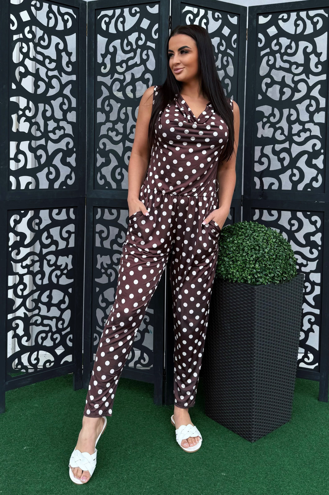 4218 PÖTTYÖS hidegselyem overál