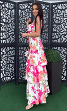 Kép betöltése a galériamegjelenítőbe: 7223 MARGARITA virág mintás szett kistáskával
