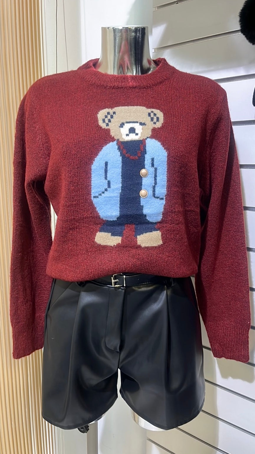 11077 MINI TEDDY pulóver