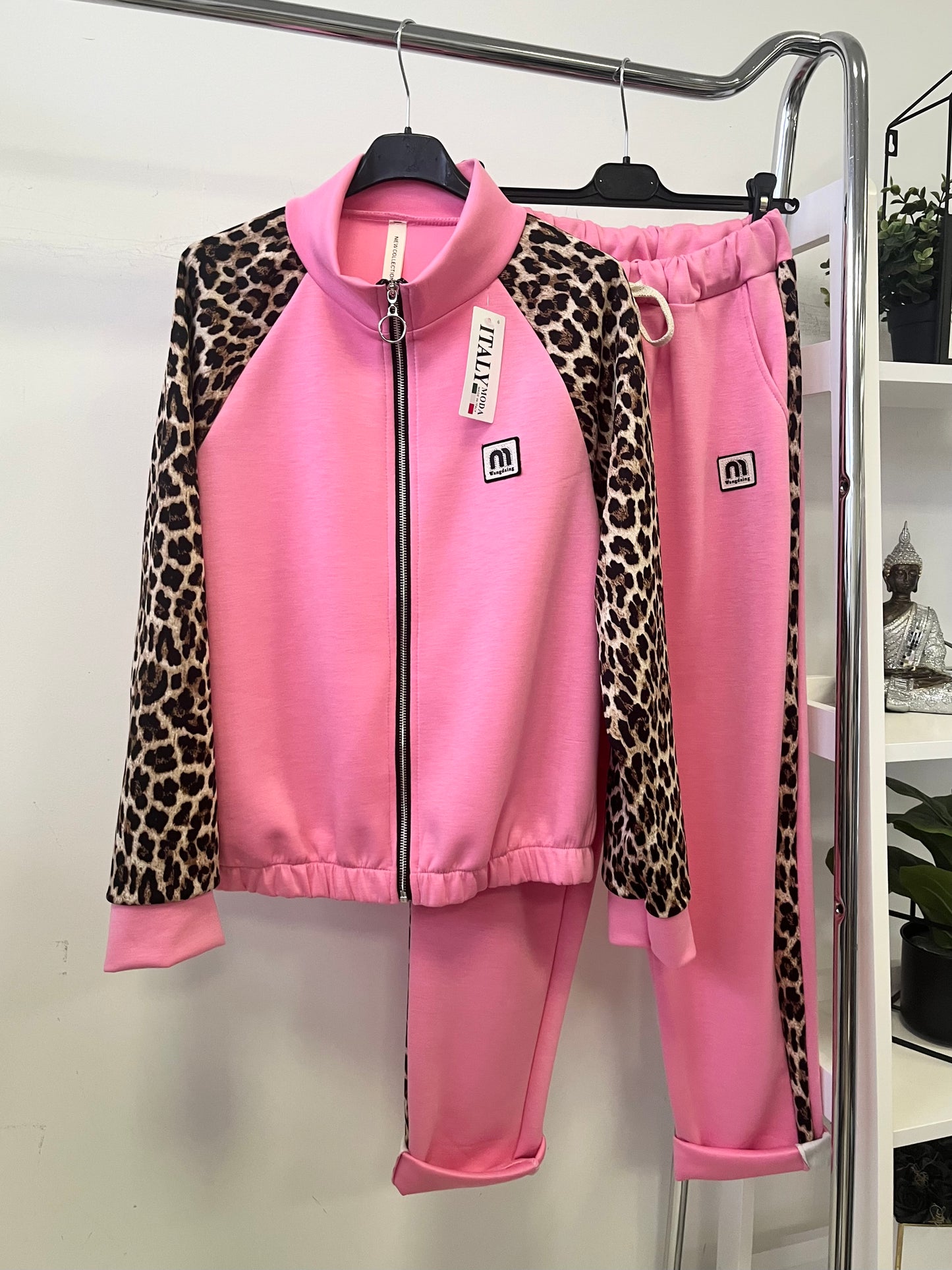 8713 MIU színes-leopárd jogging