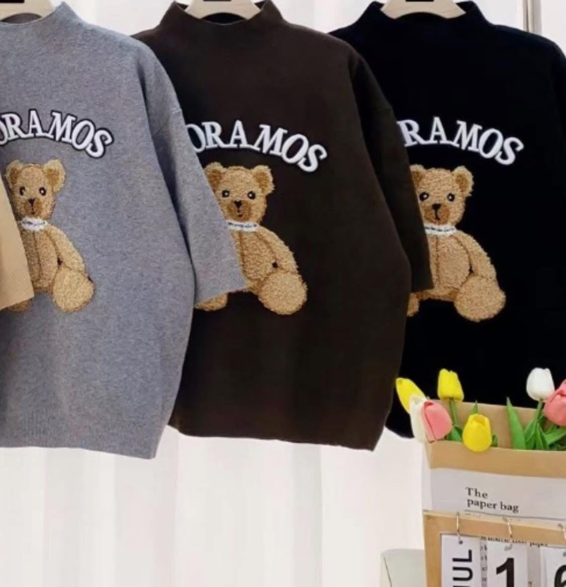 85697 LORAMOS maci rövid ujjú pulóver