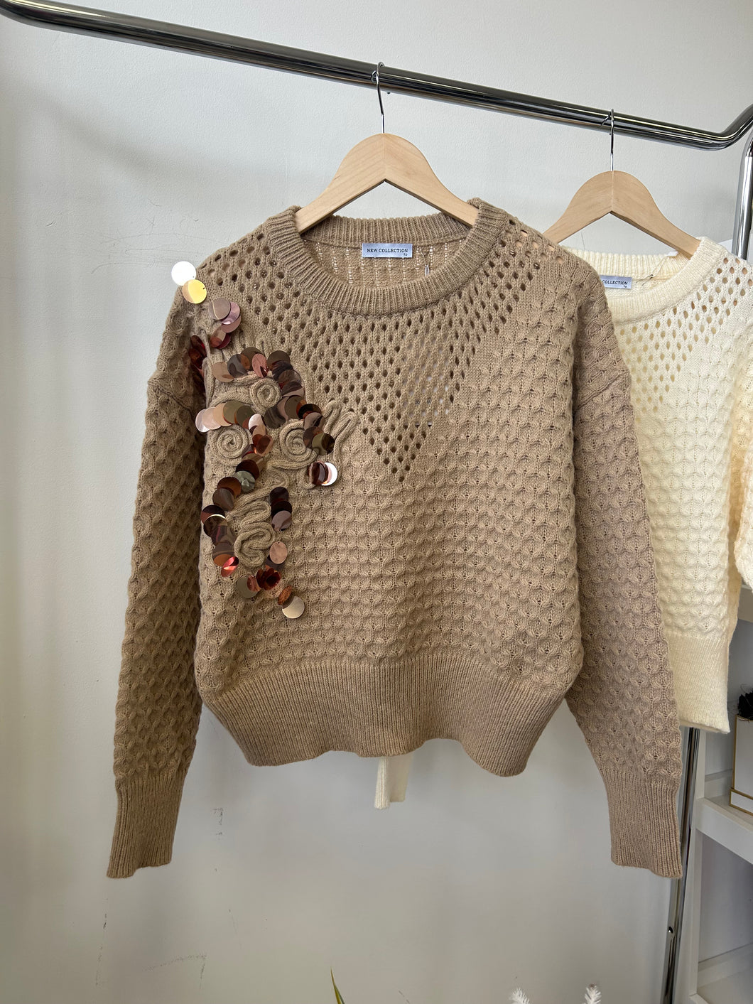 3302 TRIXY flitteres pulóver