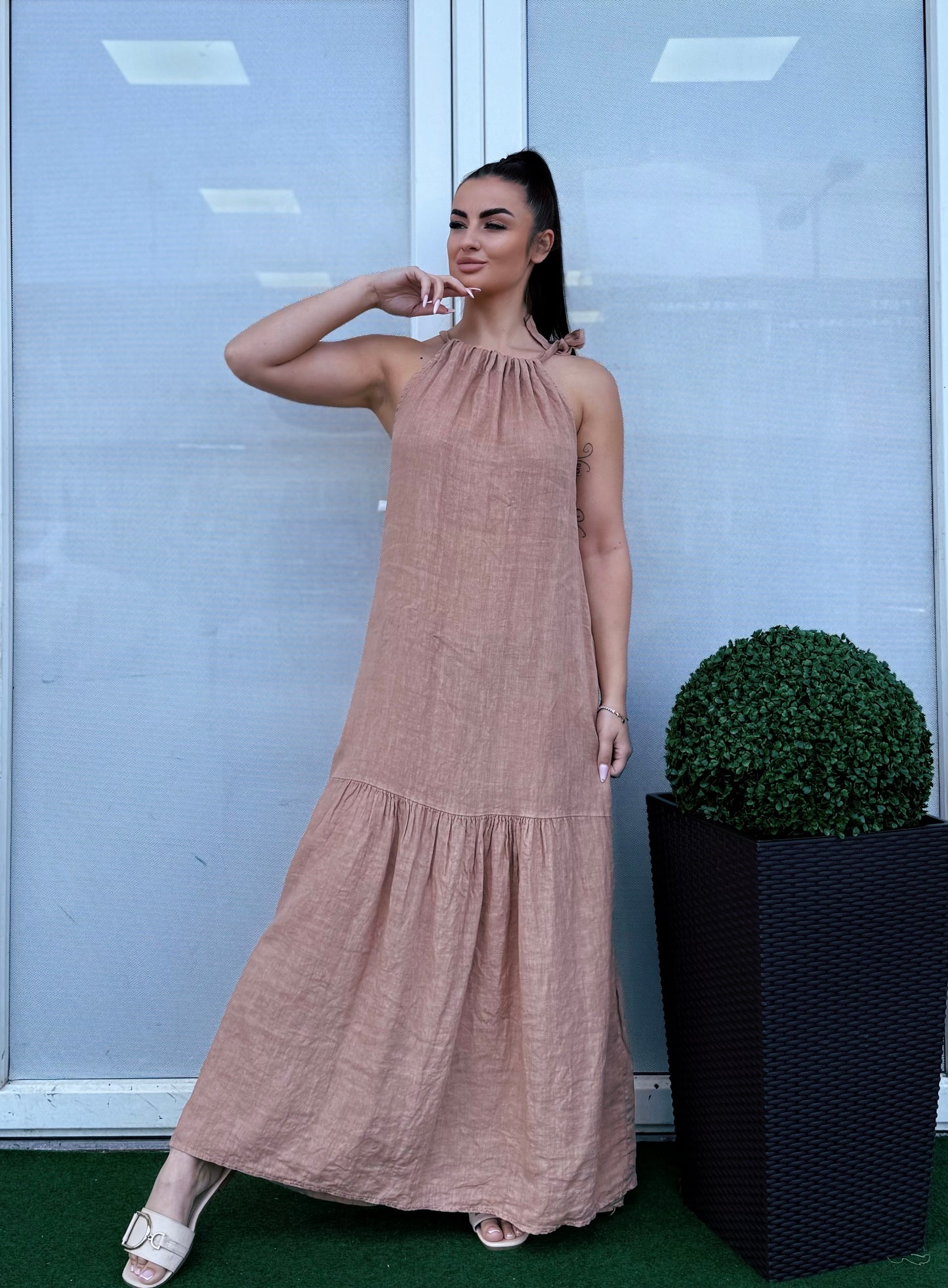 2205 LOTTE lenvászon ruha