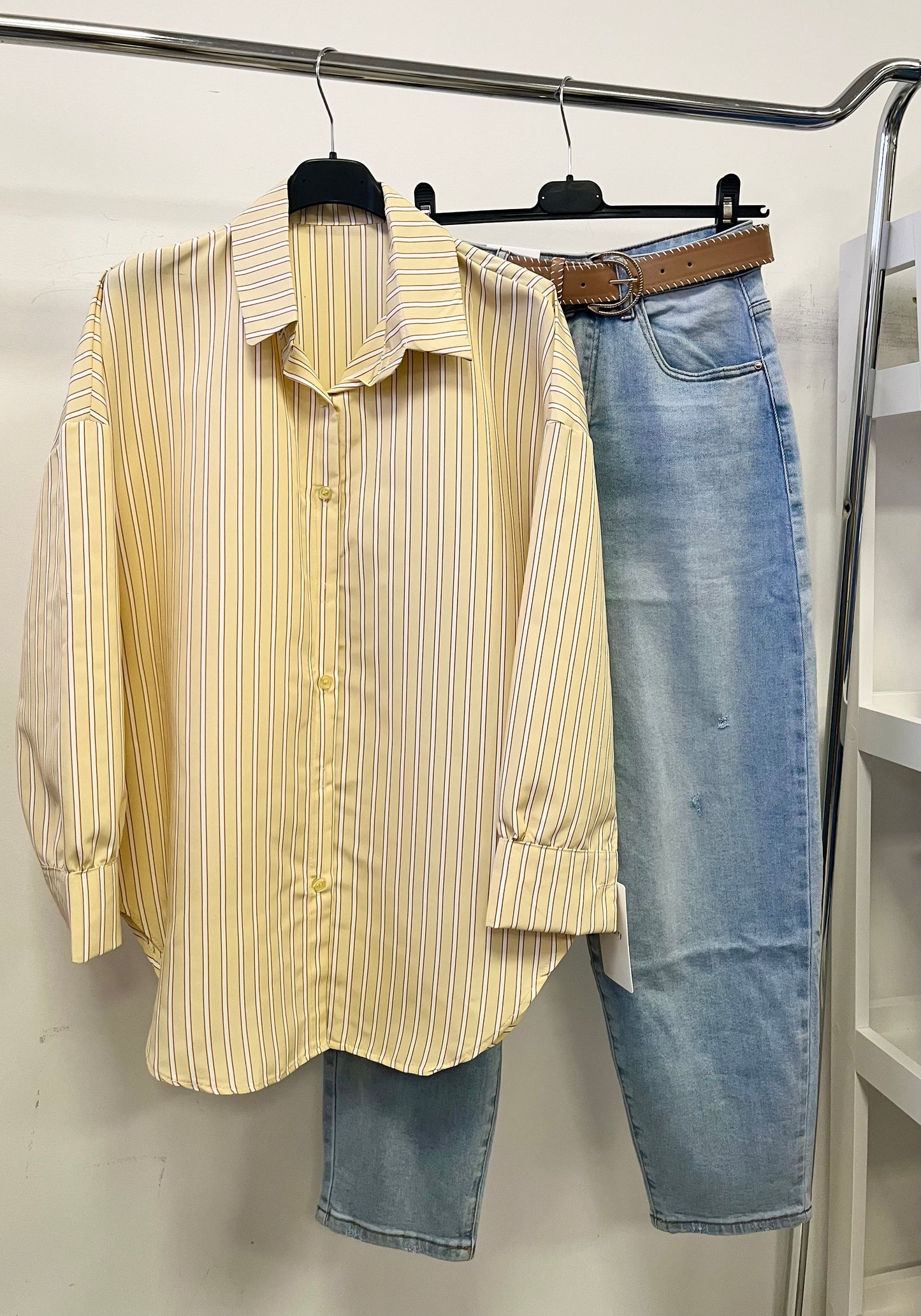 45500 DENTA csíkos oversized ing