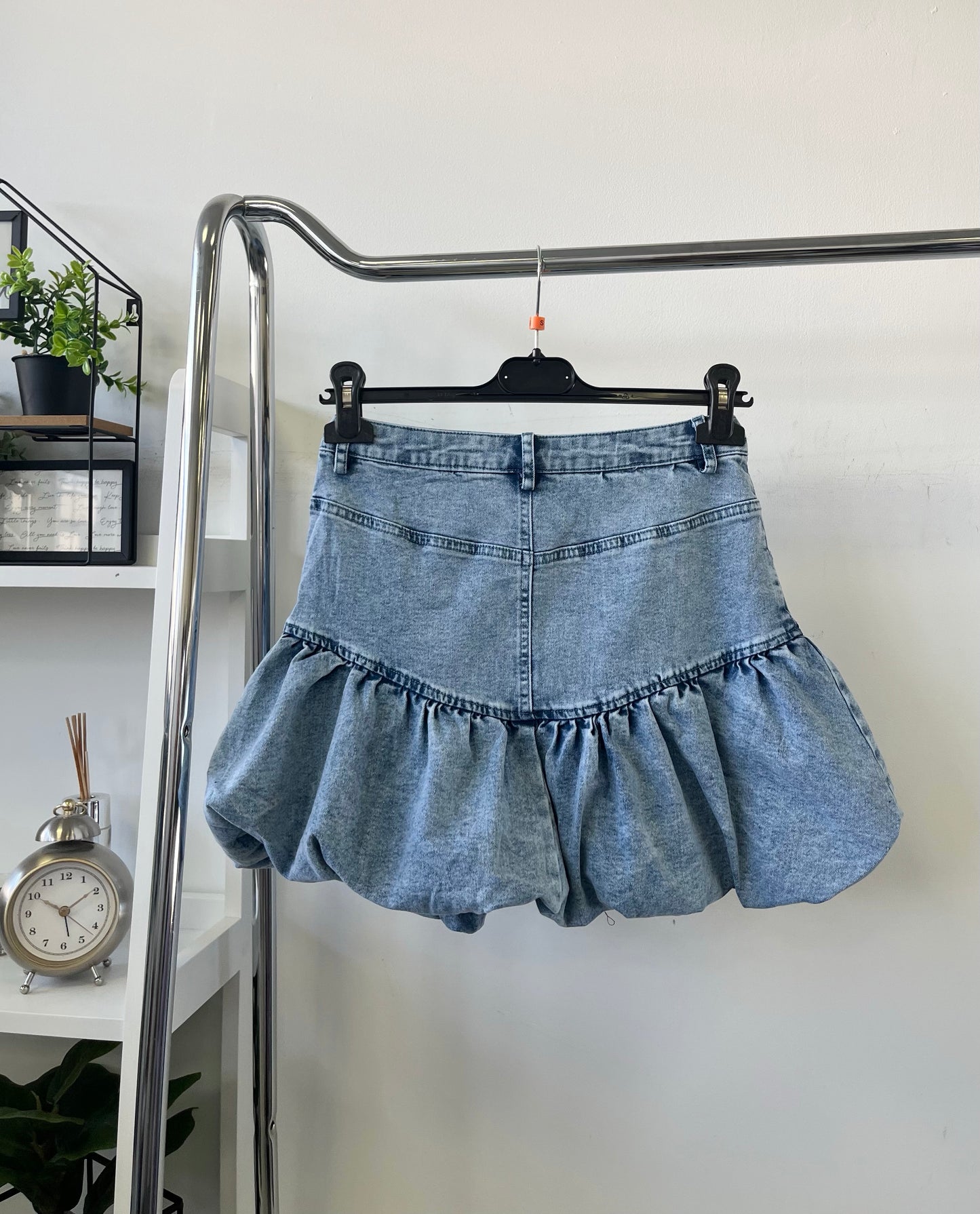 596 LILLY alul fodros farmer miniszoknya/sort