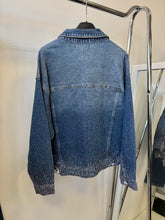 Kép betöltése a galériamegjelenítőbe: A2258 NORY strasszköves oversize farmer kabát
