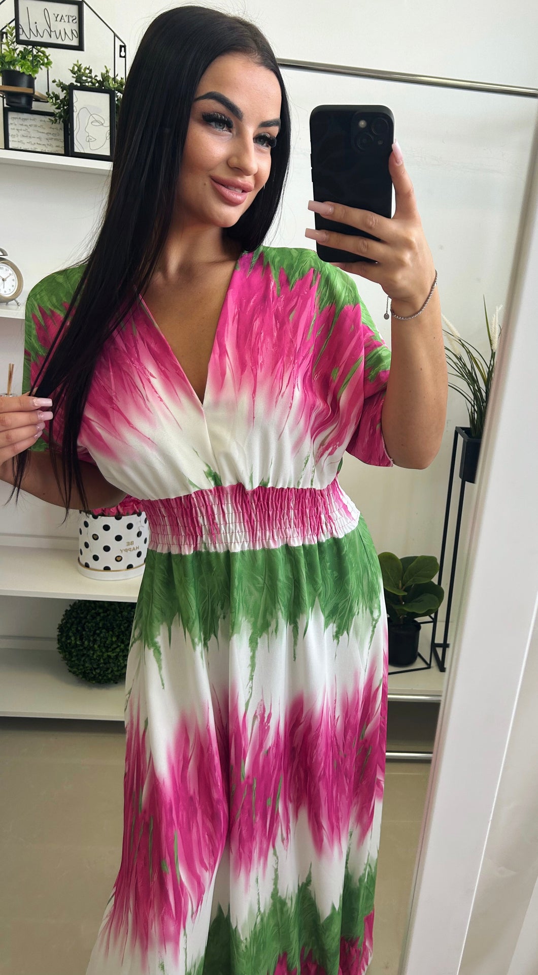2927 ROBERTA színes ruha