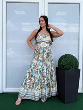 Kép betöltése a galériamegjelenítőbe: 8497 ADA mintás szatén ruha
