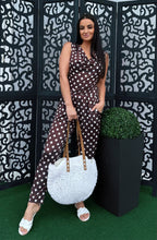 Kép betöltése a galériamegjelenítőbe: 4218 PÖTTYÖS hidegselyem overál
