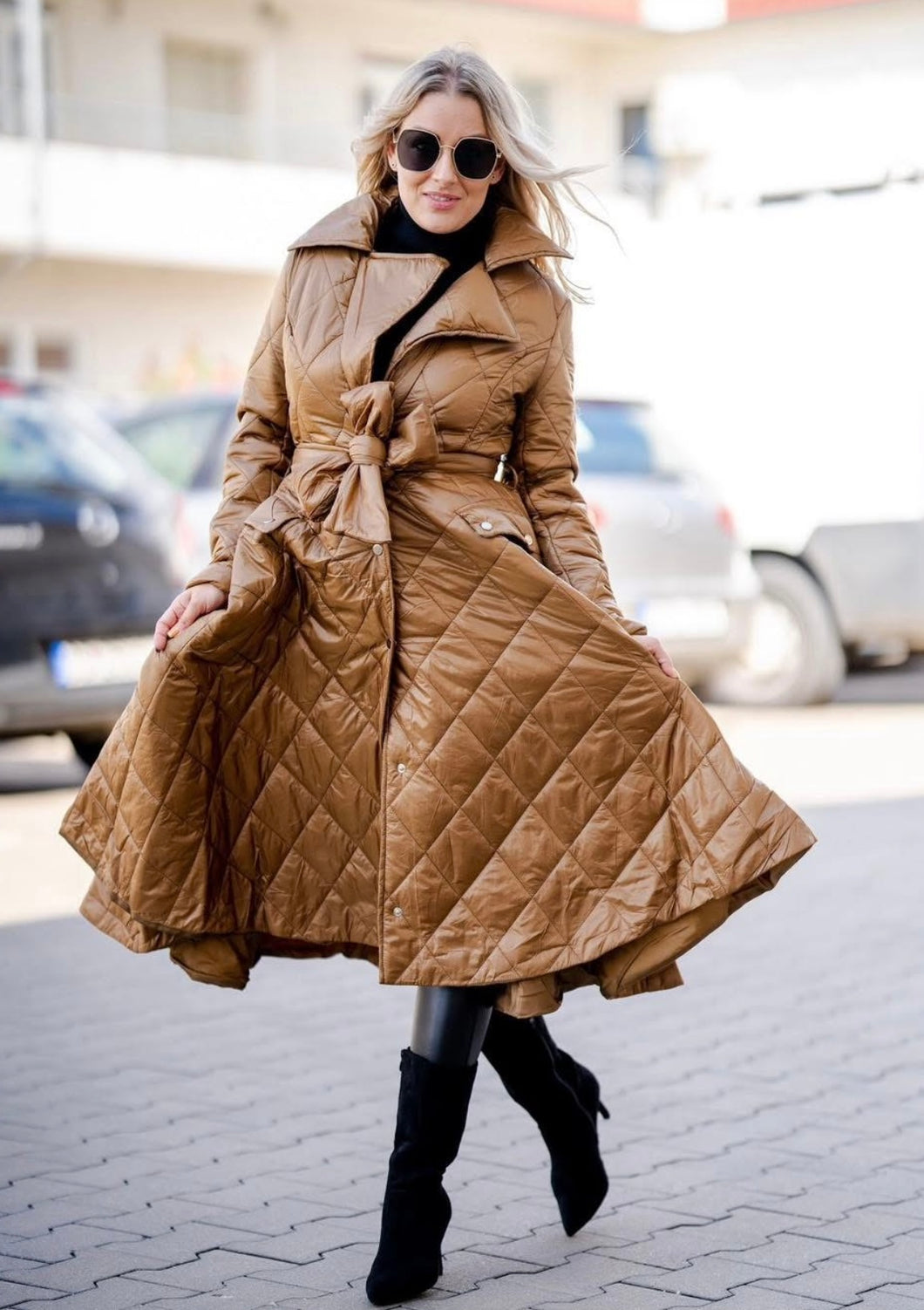 529 STEPPELT harang szoknyás kabát M méret