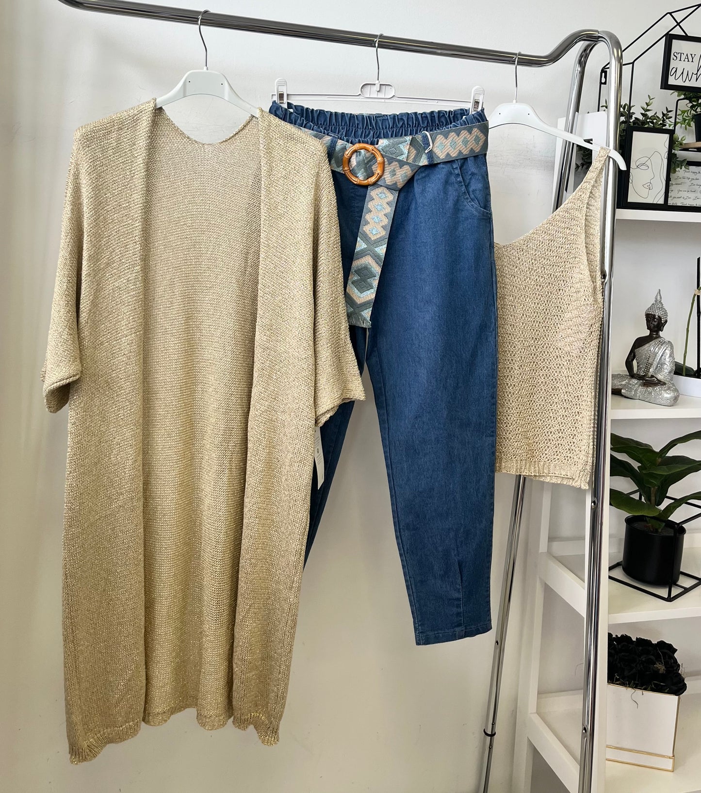 10269 LUREX kardigán