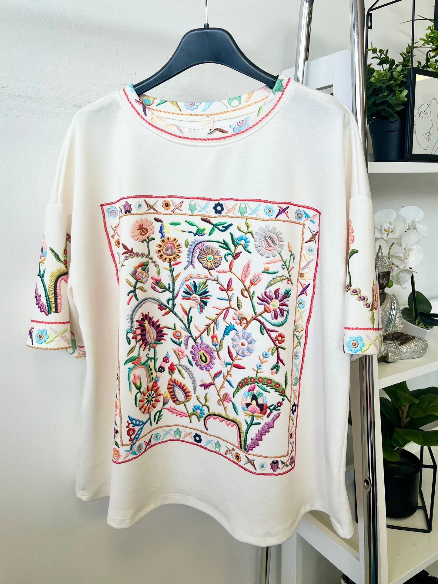 404 NELLA mintás oversize felső