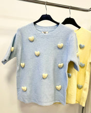 Kép betöltése a galériamegjelenítőbe: 1147 LUCIA szíves tavaszi kötött felső
