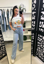 Kép betöltése a galériamegjelenítőbe: 8070 EVELYN kötős extra hosszú bőszárú farmer
