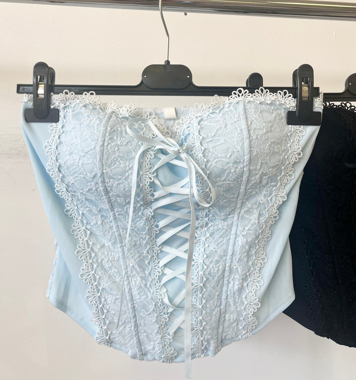 7298 ZITA fűzős csipke top