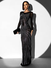 Kép betöltése a galériamegjelenítőbe: 2853 SERENA strasszköves alkalmi ruha
