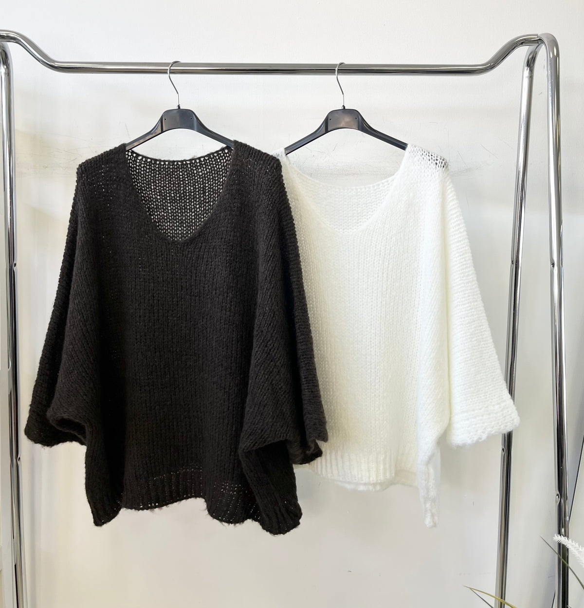 9076 LUNA oversized pulóver