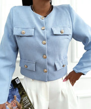 Kép betöltése a galériamegjelenítőbe: 35316 PASSION arany gombos tavaszi kabát
