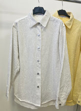 Kép betöltése a galériamegjelenítőbe: 0185 YELLOW strasszköves oversize ing
