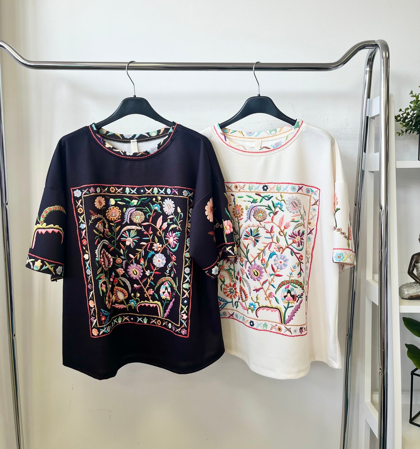 404 NELLA mintás oversize felső