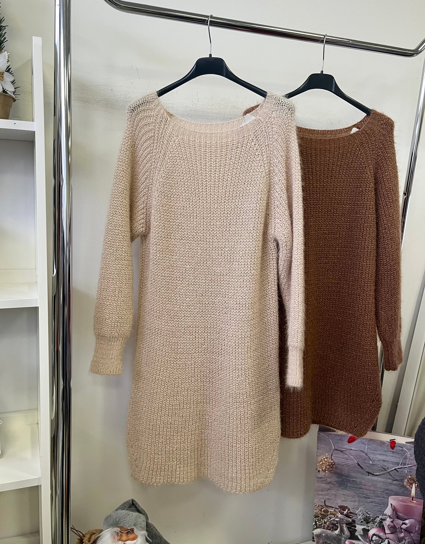 2188 MODA csónak nyakú pulóver/ tunika