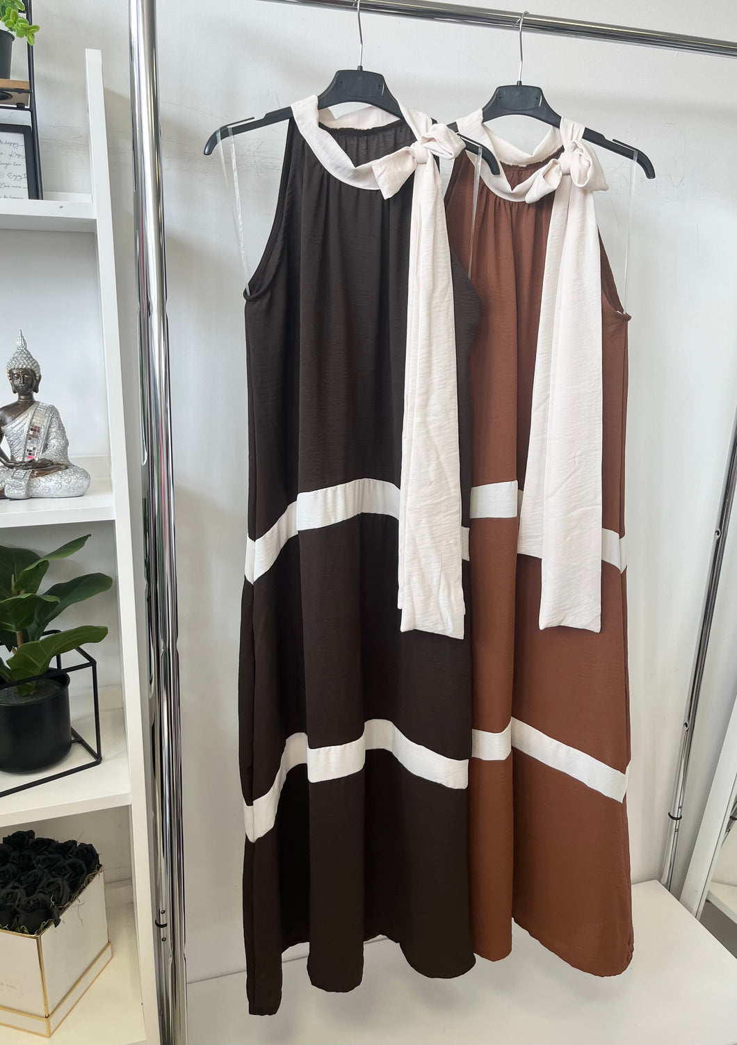 3174 MIRELLA kötős nyakú ruha