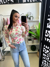 Kép betöltése a galériamegjelenítőbe: 32460 RÓZA rózsás body
