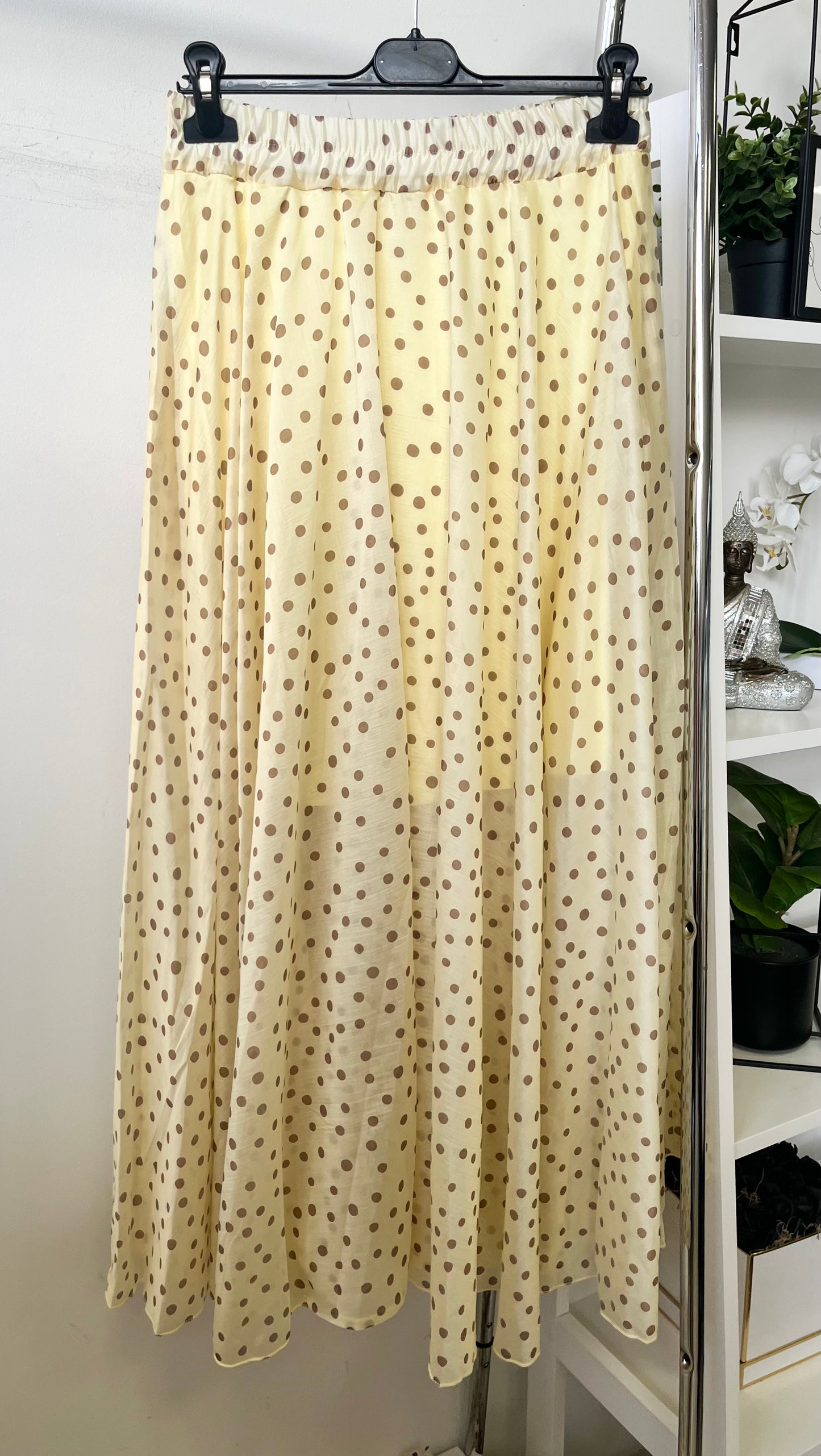38177 SUZY pöttyös maxi szoknya