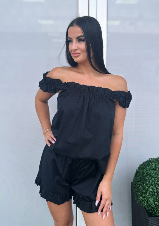 9748 LOPEZ sortos fekete szett