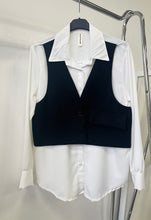 Kép betöltése a galériamegjelenítőbe: 36365 LÉNA ing mellénnyel
