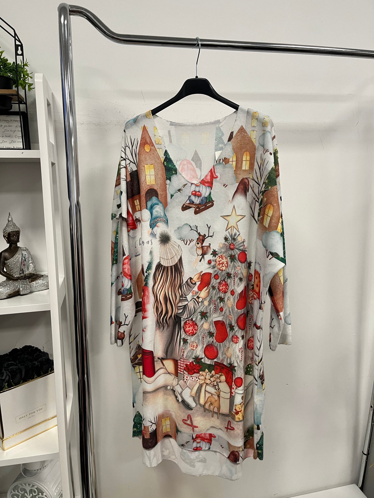 Karácsonyi oversize tunika/ruha