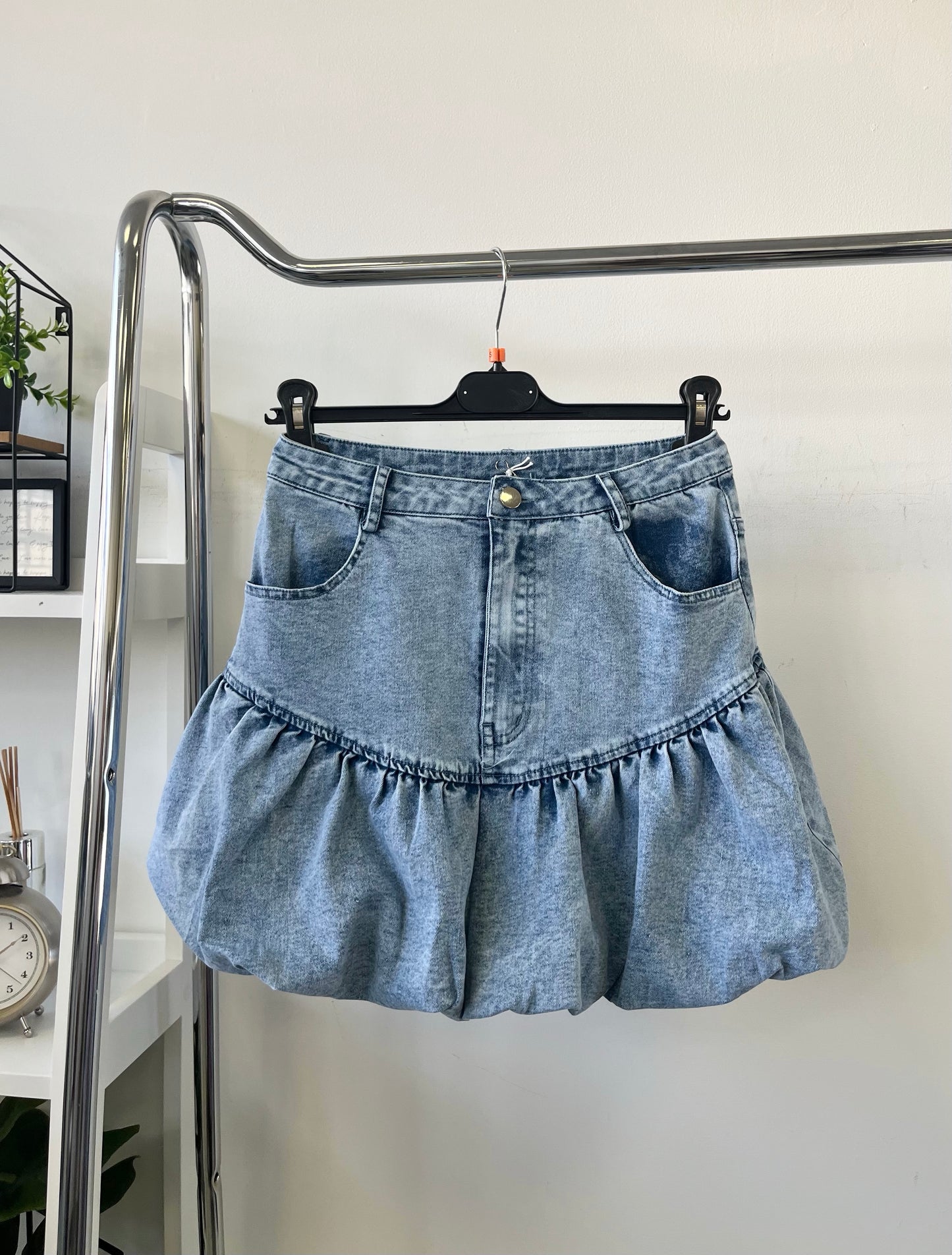596 LILLY alul fodros farmer miniszoknya/sort