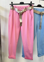 Kép betöltése a galériamegjelenítőbe: 6773 LOREN öves pamut nadrág
